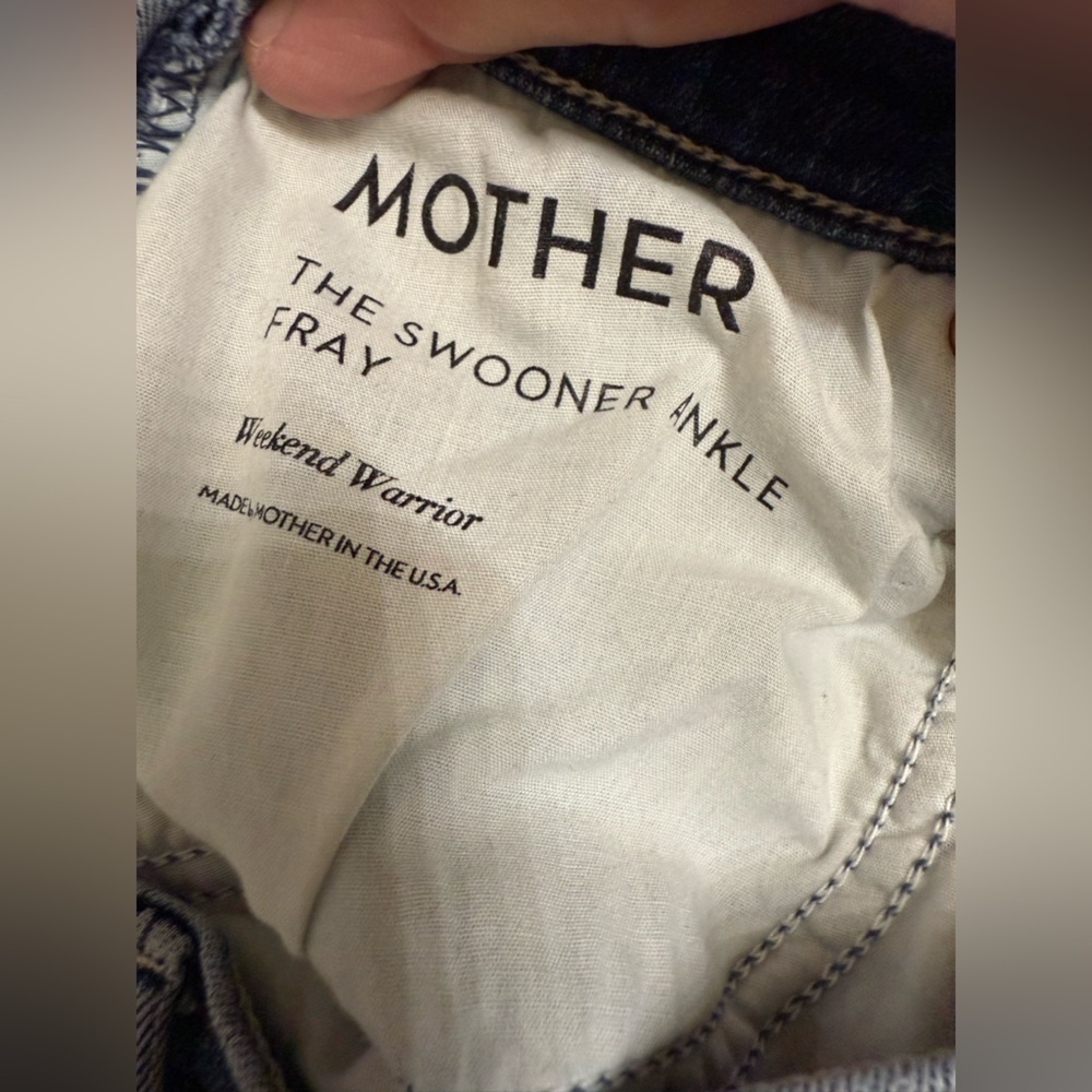 MOTHER👖Swooner Ankle Fray Denim - Picture 7 of 11